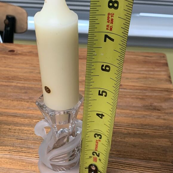 PartyLite Crystal Swan Pair Elegant Candle Holders NWOT - Picture 12 of 15